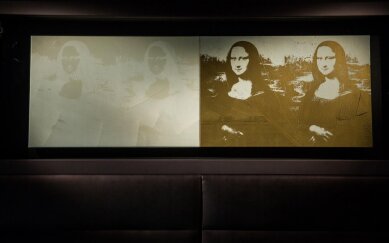 Andy Warhol Two Gold Mona Lisas & Two White Mona Lisas